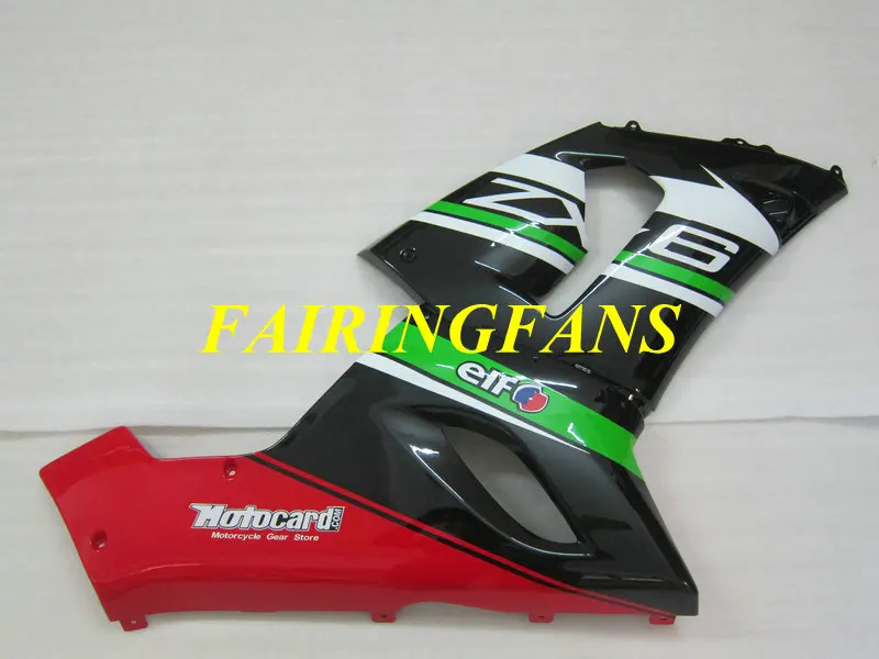 Мотоцикл обтекатель тела комплект для KAWASAKI Ninja ZX6R 636 05 06 ZX 6R 2005 2006 ABS Красочные Обтекатели на кузов+ подарки KJ07