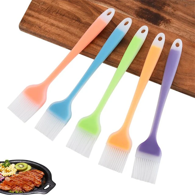 Acheter Ensemble de 2 pinceaux à badigeonner de cuisine en Silicone,  brosses à huile haute résistance, fourniture pour grillades et pâtisseries