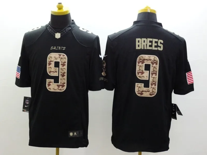 COLOR AS PHOTO SHOWN Стилизованный Орлеан Кенни Ваккаро Drew Brees Brandin Cooks белый черный зеленый Салют Джерси - Цвет: COLOR AS PHOTO SHOWN