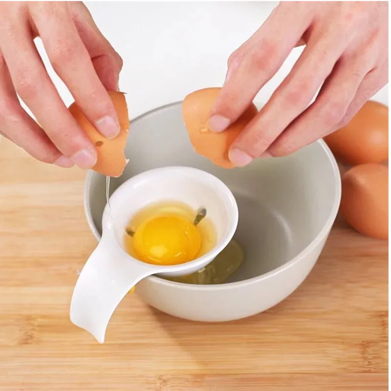 Yunerd Plastic Practical Dividers Egg Yolk White Separator Sieve Device Kitchen Cooking Baking Gadgets Tools 