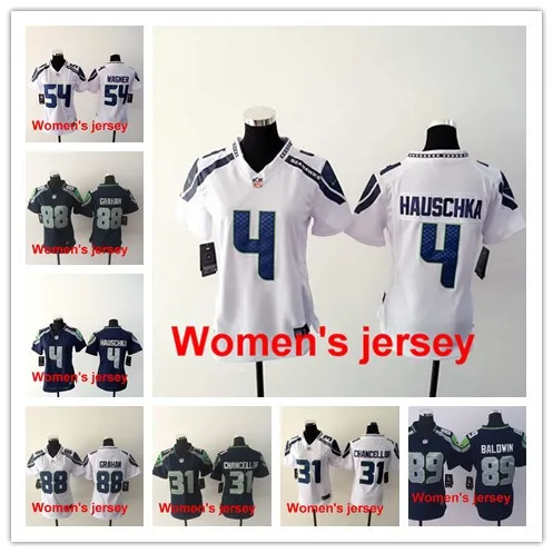 A+++ женские сшитые футболки Seattle s ladies 3 Russell Wilsons 11 Percy Harvin 12 Fan 24 Lynch 88 Jimmy Graham