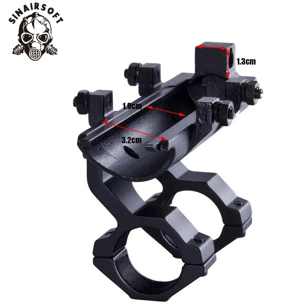 SINAIRSOFT-5th-Gen-SKS-5th-Gen-Hi-profile-Integral-See-thru-Mount-Complete-With-1-Rings (1)