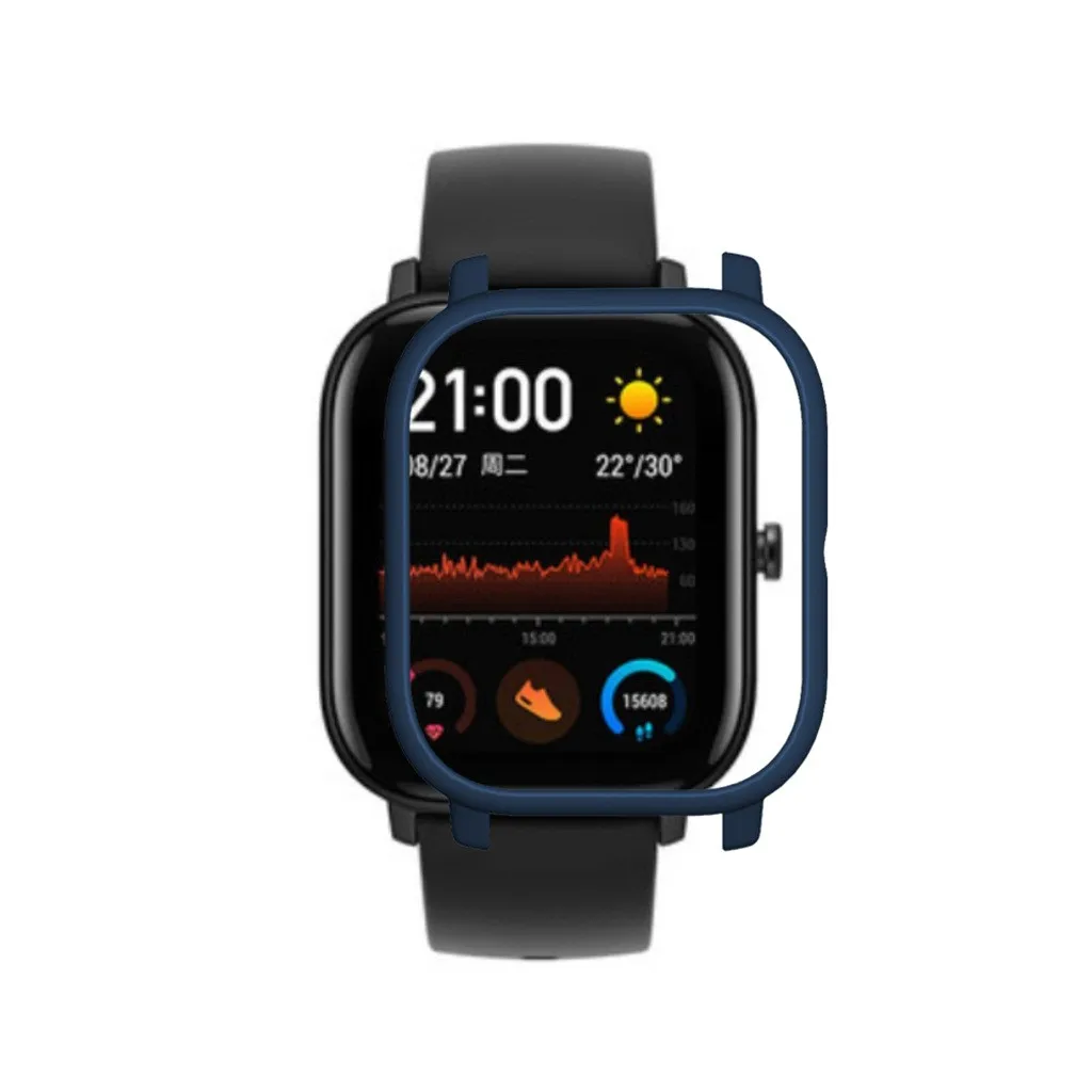 Замена PC часы чехол оболочка Рамка протектор для Huami Amazfit GTS
