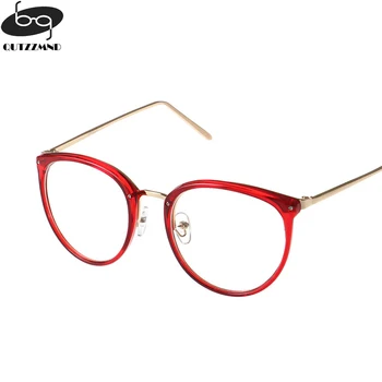 

Qutzzmnd Spectacles Myopia Optical Glasses Unisex Reading glasses Eyeglasses Metal Frames Clear Lenses Glasses Frame