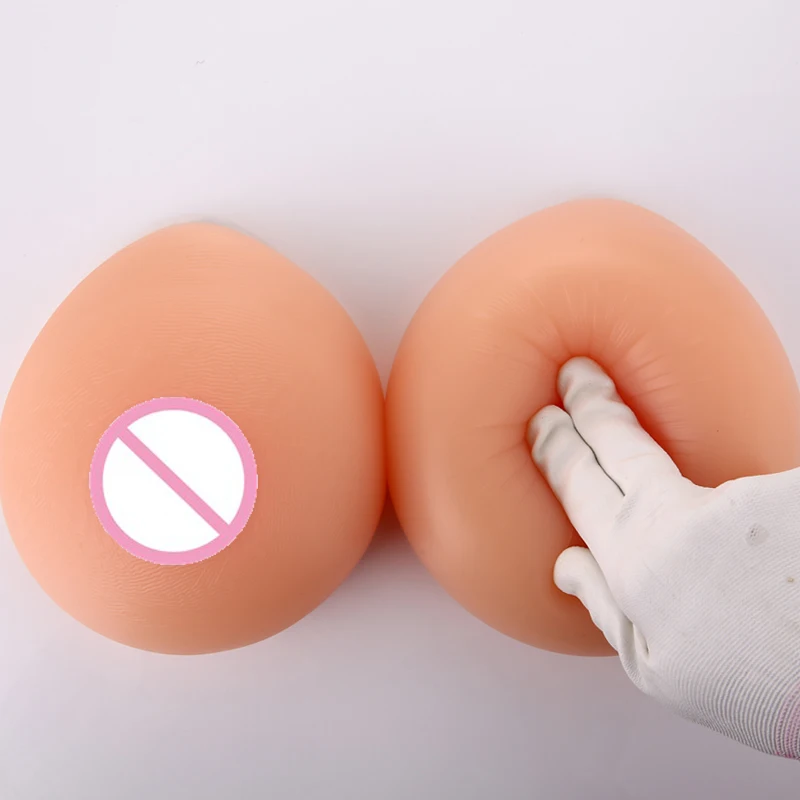

600g B Cup Beige Tan Silicone Boobs Fake Breast Forms Woman Bra Insert Pads Artificial Tits Prosthesis Sexy Female Cosplay 2019