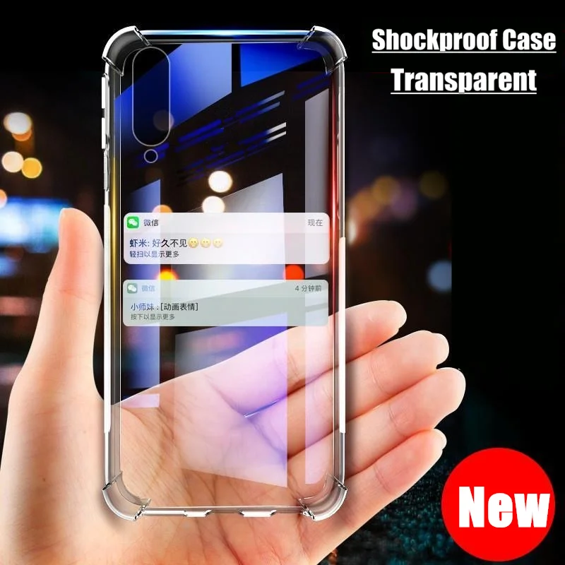 

For Samsung A70 Case Transparent Shockproof Case For Samsung Galaxy A70 A51 A71 A50 A40 S A50S A30S A20S A10S A20E Soft Cover