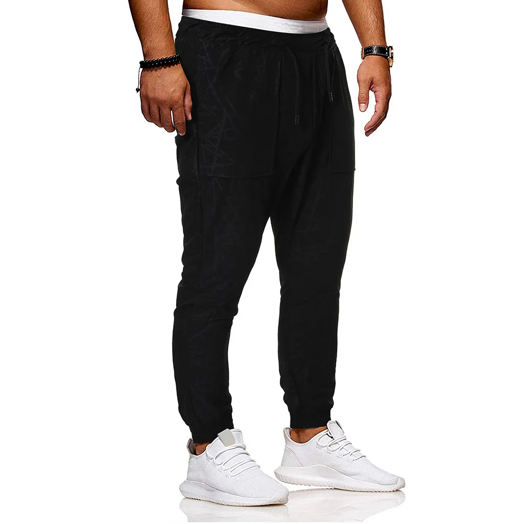 Красивые летние модные штаны для мужчин VogueTrouser Jogger Бодибилдинг Фитнес комбинезоны уличная одежда ограниченное время пота спортивные штаны