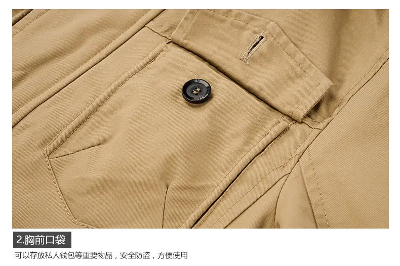 6XL, большой размер, новая мода, толстая, тонкая, стирается, хлопок, длинная куртка, пальто, мужская повседневная куртка, стоячий воротник, осенняя мужская верхняя одежда