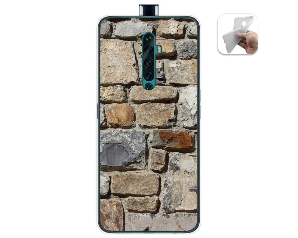 Tpu Gel case for Oppo Reno 2Z design brick 03 drawings | Мобильные телефоны и аксессуары