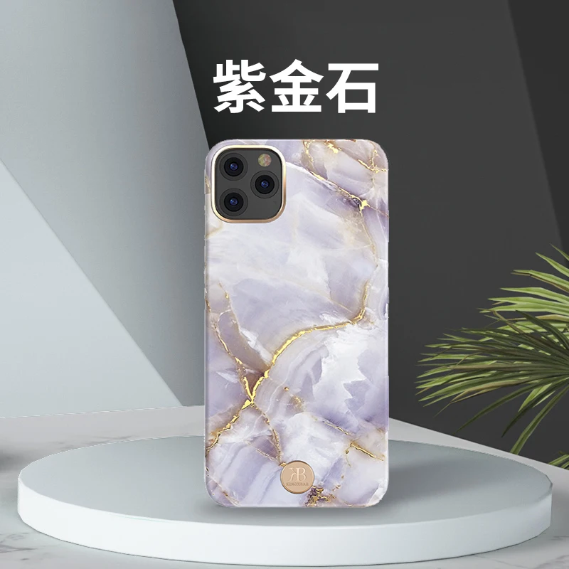 Чехол Kingxbar с мраморным покрытием для iPhone 11 Pro Max, роскошный Высококачественный жесткий противоударный чехол для iPhone 11/Pro/Max, чехол для телефона s - Цвет: Color 4