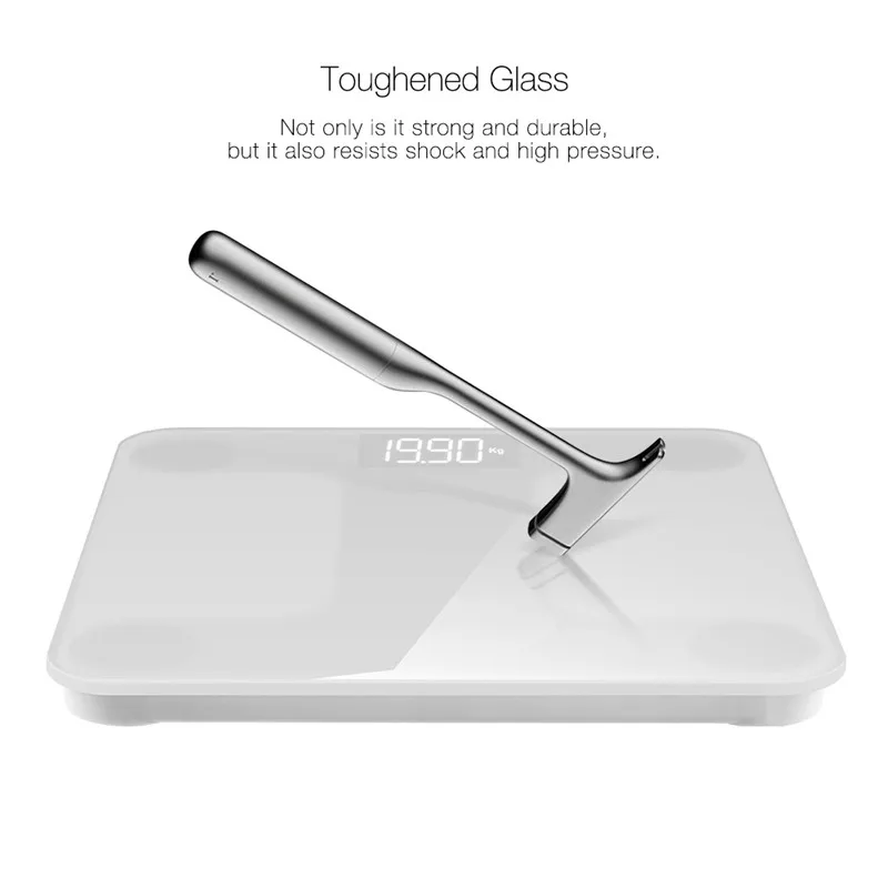 DIGOO DG-B8045 Смарт Электронные карманные весы стекло ЖК-дисплей тела цифровые весы контроль веса кг/фунт