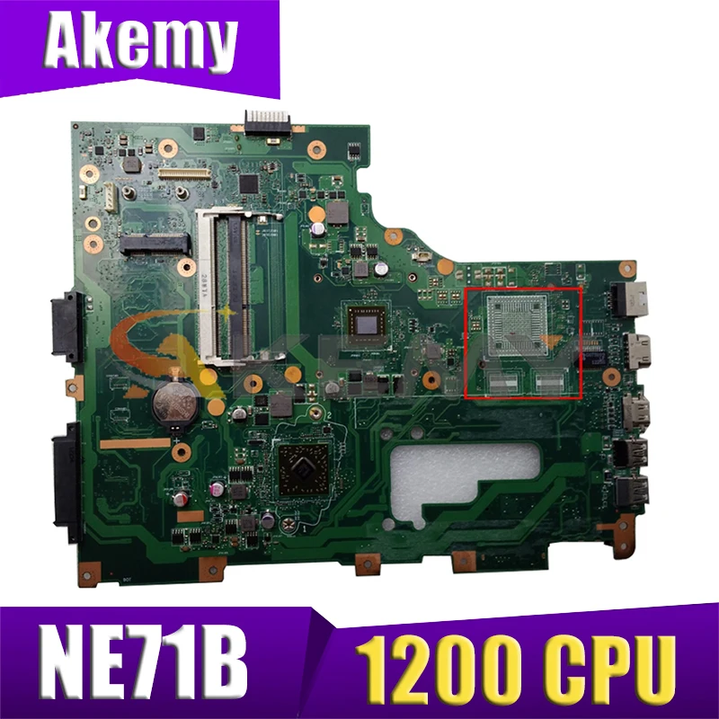 AKEMY Tested NBC1U11002 EG70BZ Laptop Motherboard for Gateway NE71B 1200 CPU on board integrated DDR3 | Компьютеры и офис
