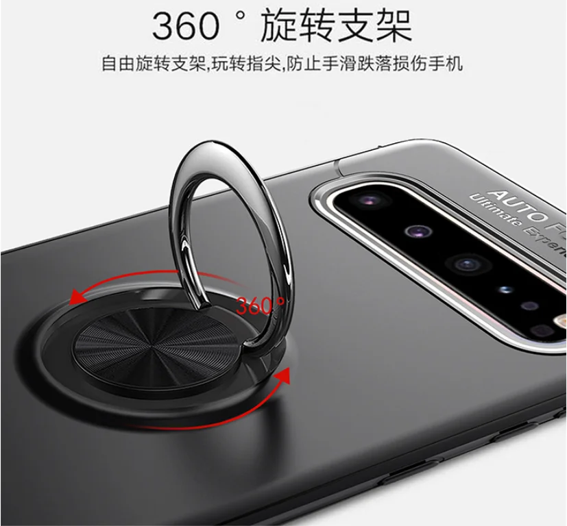 Магнитный Невидимый кронштейн, мягкий чехол для телефона samsung galaxy A50 A70 A40 A20 Note 8 9 10 S8 S9 S10 plus