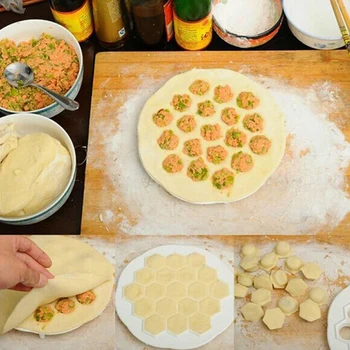 

37 Holes Dumpling Mould Tools Dumplings Maker Ravioli Aluminum Mold Pelmeni Dumplings Kitchen Diy Tools Make Pastry Dumpling
