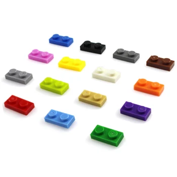 

200pcs/lot Building Block Parts diy Assemble Bulk Bricks 1x2 Technic Changeover Catch Blocks Parts Educational Children gift