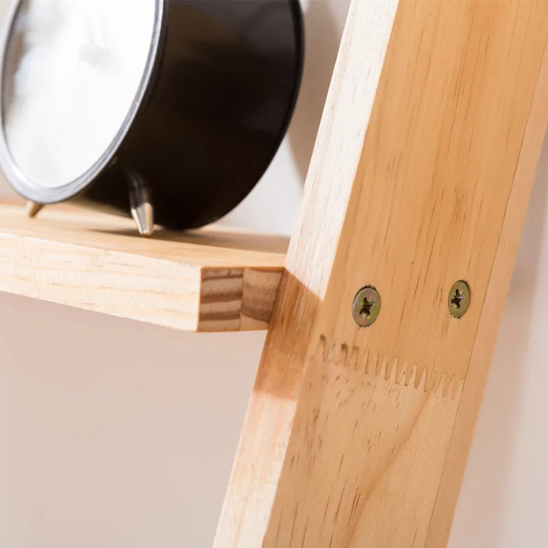 Напольная стойка завода из цельного дерева лестницы книжные полки настенные