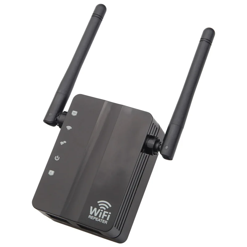 Черный 300 Мбит/с двухдиапазонный беспроводной 2,4G WiFi ретранслятор усилитель сигнала маршрутизатор интернет Сетевой удлинитель для WPA/WPA-PSK/WPA2-PSK - Цвет: Черный