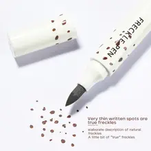 Natural sarda caneta macio marrom longa duração à prova dpen água ponto caneta criar sunkissed rosto maquiagem fácil ponto sardas artificiais