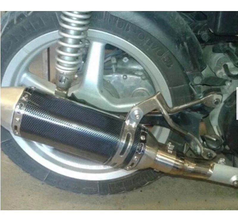 

Universal 36-51mm Motorcycle Exhaust Modified Scooter Exhaust Muffle GY6 for HONDA R1 R3 R6 FZ6 YZF ATV Dirt Bike Exhaust