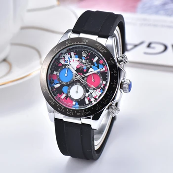 

2020 New Rolex- Oyster Perpetual Stainless Steel With Calendar Simple Quartz Watch women and Men's Casual Watches Gift 40