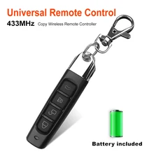 Anti-theft Lock 433MHZ Remote Control Garage Gate Door Opener Remote Controller Car Door Duplicator Clone Cloning Code Car Key electric control lock remote control system press on release off time delay 3 12s garage entrance door remote controller 315 433