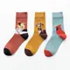 Calcetines de estilo Harajuku para mujer, calcetín colorido, Kawaii, 100 algodón, talla 35-43, Unisex