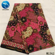 Воск liulanzhi ткани последний стиль печать цветы восковая ткань хлопок Анкара воск настоящая ткань для женщин ML54J01-ML54J26
