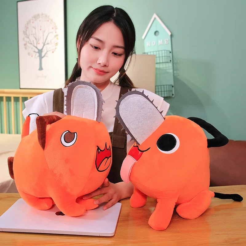 Anime Chainsaw Man Pochita Plush Slipper Pochita Peluche Chainsawman