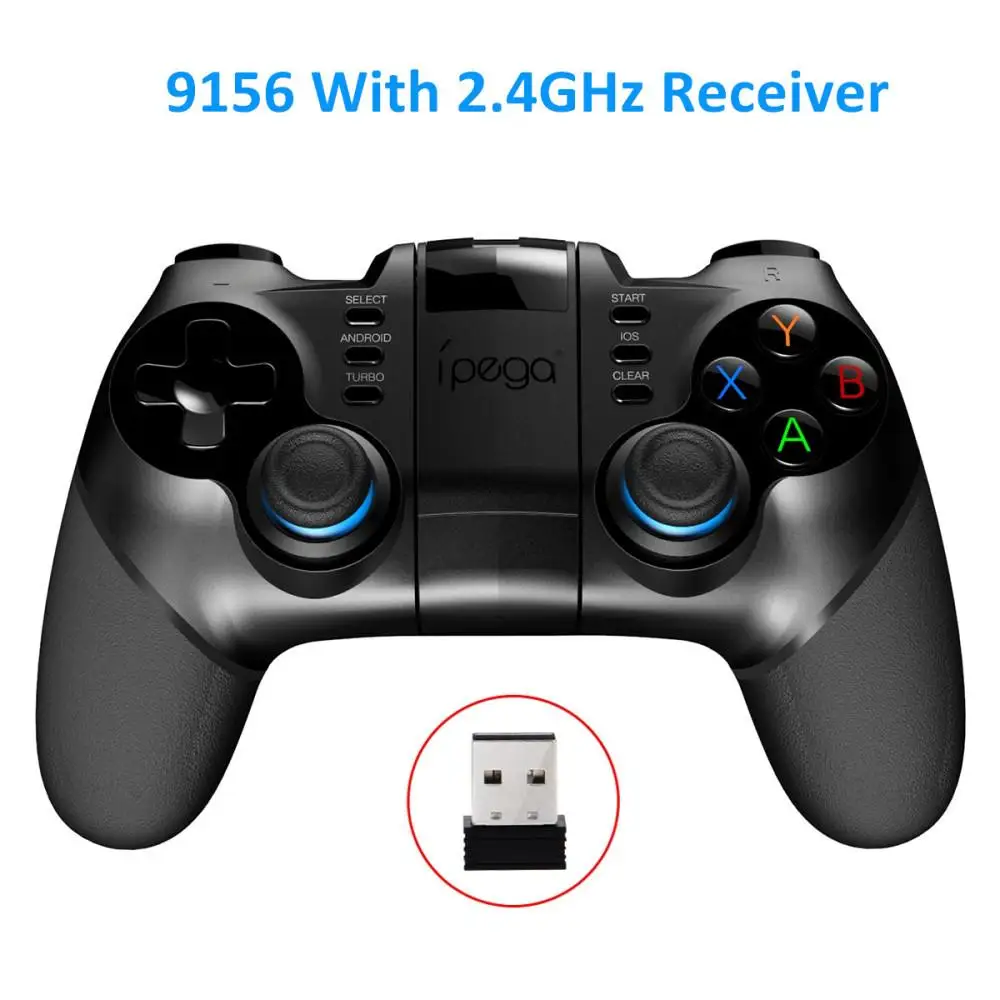 9156 IPEGA PG-9156 9157 для Android iOS PC tv Box беспроводной Bluetooth геймпад контроллер гибкий джойстик с держателем телефона - Цвет: 9156