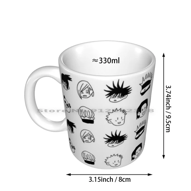 Anime Food Wars! Ceramic Mugs Coffee Cups Milk Tea Mug Anime Manga