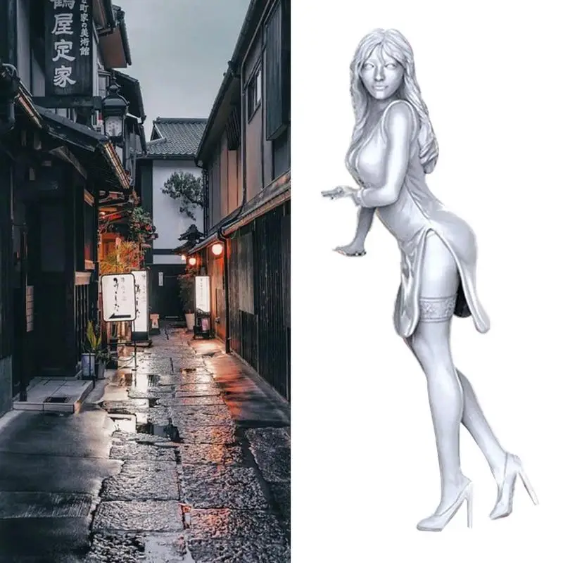YUFAN 1/35 Tokyo Beauty Girl полимерный солдат 5 см сексуальный Чонсам для девочек