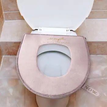 

Hot Sale Toilet Seat Cover Delicate Texture Winter Warmer Toilet Seat Cover Thicken Soft Potty Seats Ring Bathroom Accessory