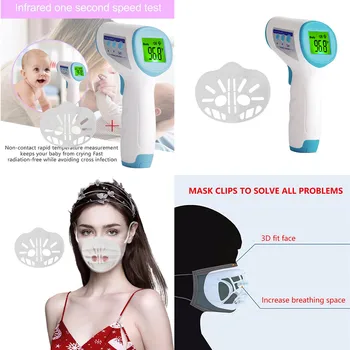 

2020 NEW Mini Non-Contact Digital Thermometer Infrared Thermometer Forehead Temperature Meter Digital Infrared Thermometer