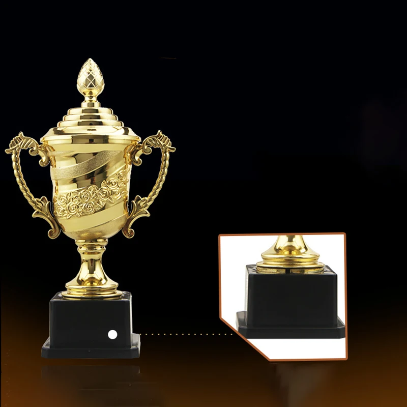 Пользовательские Лига чемпионов трофей Кубок Роза гальваническое золото трофей ремесло сувениры командные соревнования школьные принадлежности для детей награды