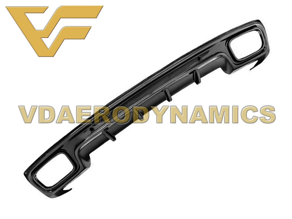 Подходит для 17-19 Porsche 971 Panamera VAD-M комплект из углеродного волокна(передняя губа задняя губа диффузор боковые юбки - Цвет: Rear Lip