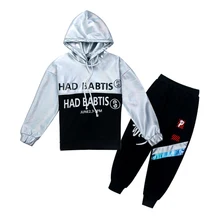 Коллекция года, весенне-Осенняя детская одежда комплект спортивной одежды для мальчиков 3, 4, 5, 6, 7, 8, 9, 10, 11, 12 лет куртка с капюшоном и штаны для мальчиков