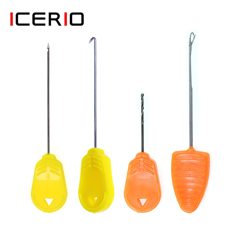 

ICERIO 1 piece Carp Fishing Splicing Threader Baiting Needle Hook Boillie Drill Rig Making Tool Accessories