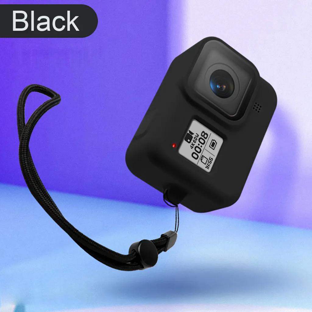Мягкий силиконовый защитный корпус Оболочка Чехол для Go-pro 8 Черная Камера Противоскользящий устойчивый к царапинам чехол для камеры y10