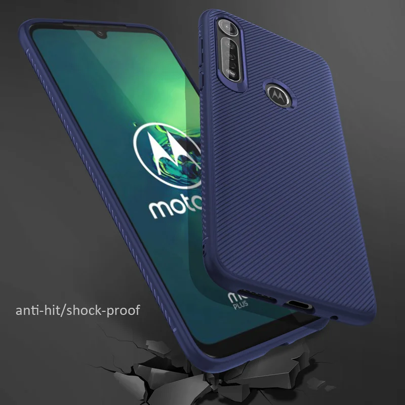Мягкий силиконовый чехол GKK из ТПУ для Motorola Moto G8 Plus Play One матовый твиловый