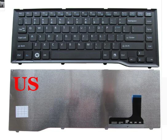 Новая клавиатура ноутбука для Fujitsu LH532 LH522 LH532A LH532B LH532C США/Таиланд макет - Цвет: US