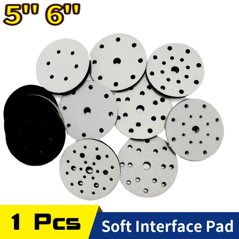 Soft Sponge Interface Buffering Pad For Sanding Pads Discs Loop Polishing Tools 