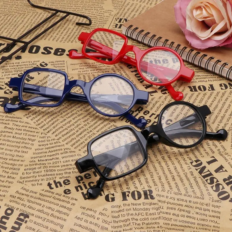 

Unisex Irregular Frame Reading Glasses Eyewear Eyeglasses Hyperopia Presbyopia For Men Women + 1.0 ~ 3.5