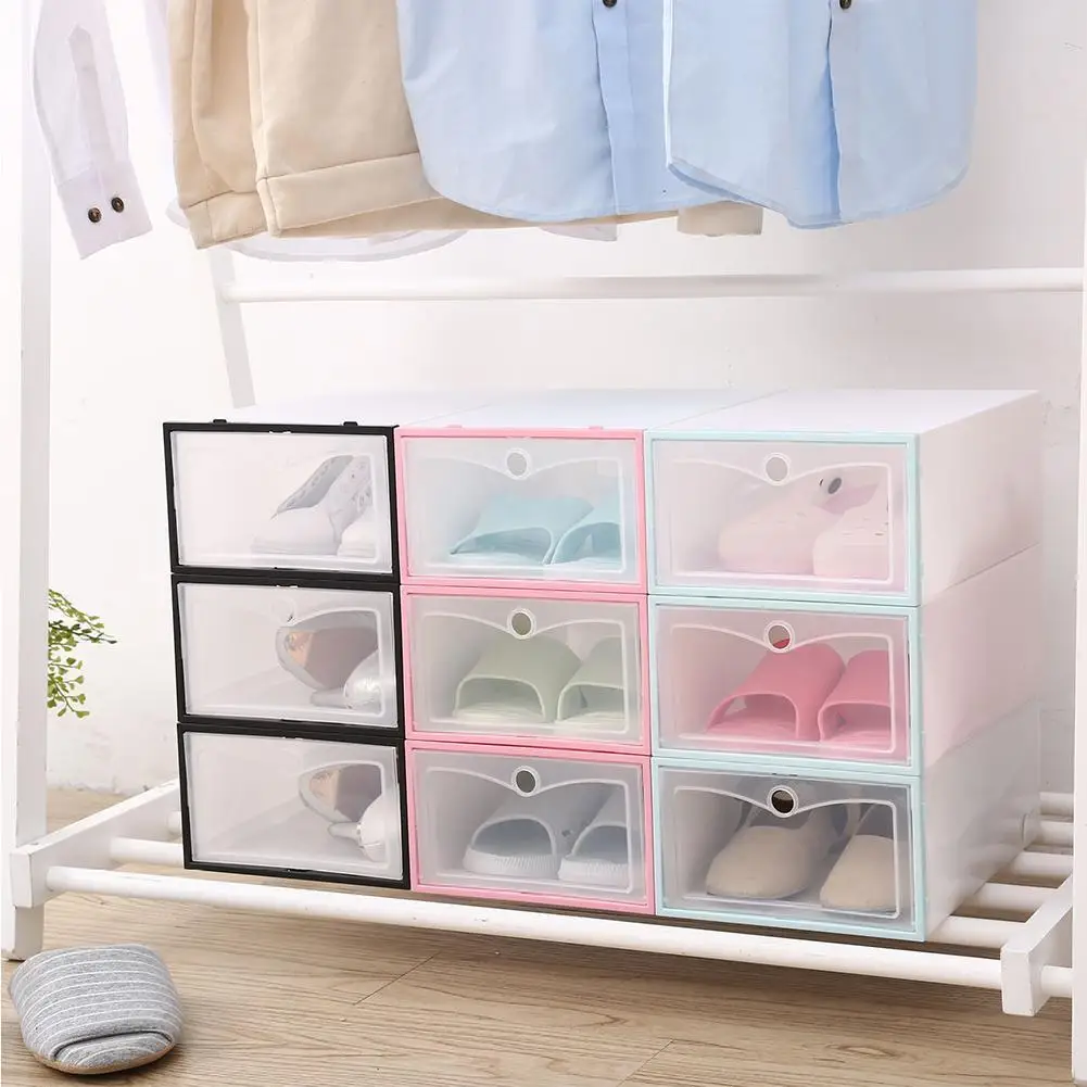 2020 new Shoe Box Drawer Organizer Household DIY Shoe Box Drawer