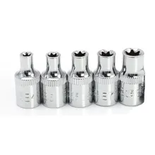 5 шт. 1/" Привод E Тип звездообразное гнездо набор Torx Бит звезды торцовые ключи E4 E5 E6 E7 E8 авто инструменты для ремонта рук