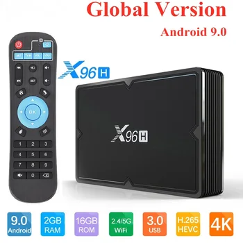 

X96H Smart TV BOX X96 mini Android 9.0 4GB 32GB 64GB Allwinner H603 wifi 1080P 4K Netflix Youtube 2GB 16GB Set Top Box IPTV Box