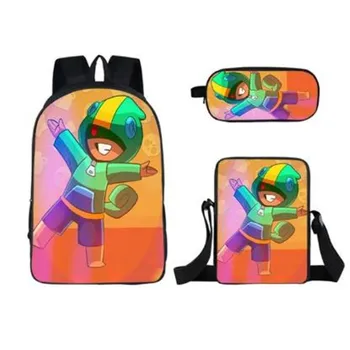 

New Game Bag Backpacks Boys Girls Kids 3D Pattern Mochila Back to School Bookbags Backpacks For Fans