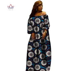 African Dresses For Women Off Shoulder Dashiki Plus Size long Clothing female Lantern Sleeve Robe  ladies clothes WY2110