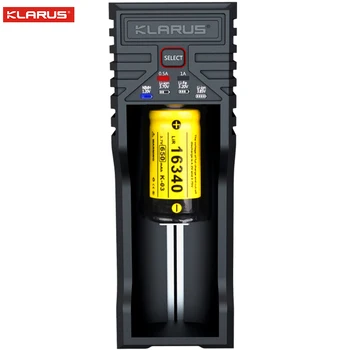 

Klarus USB LCD Display Smart Charger 4.35V/4.2V/3.65V/1.48V 0.5A/1A 26650 Li-Ion/Ni-Cd/Ni-MH 26650 22650 18650 battery 5V 1A