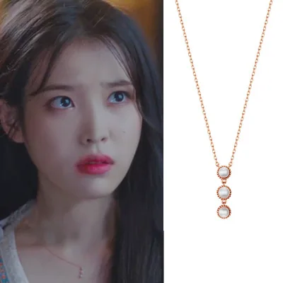 10 стилей корейской драмы Deluna отель iu Lee Ji Eun же Ожерелье Подвеска для вечеринок ювелирные изделия - Окраска металла: gold 4