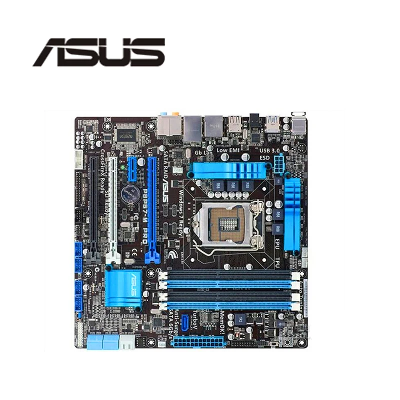 Для ASUS P8P67 M EVO компьютерная материнская плата LGA 1155 DDR3 для Intel P67 настольная